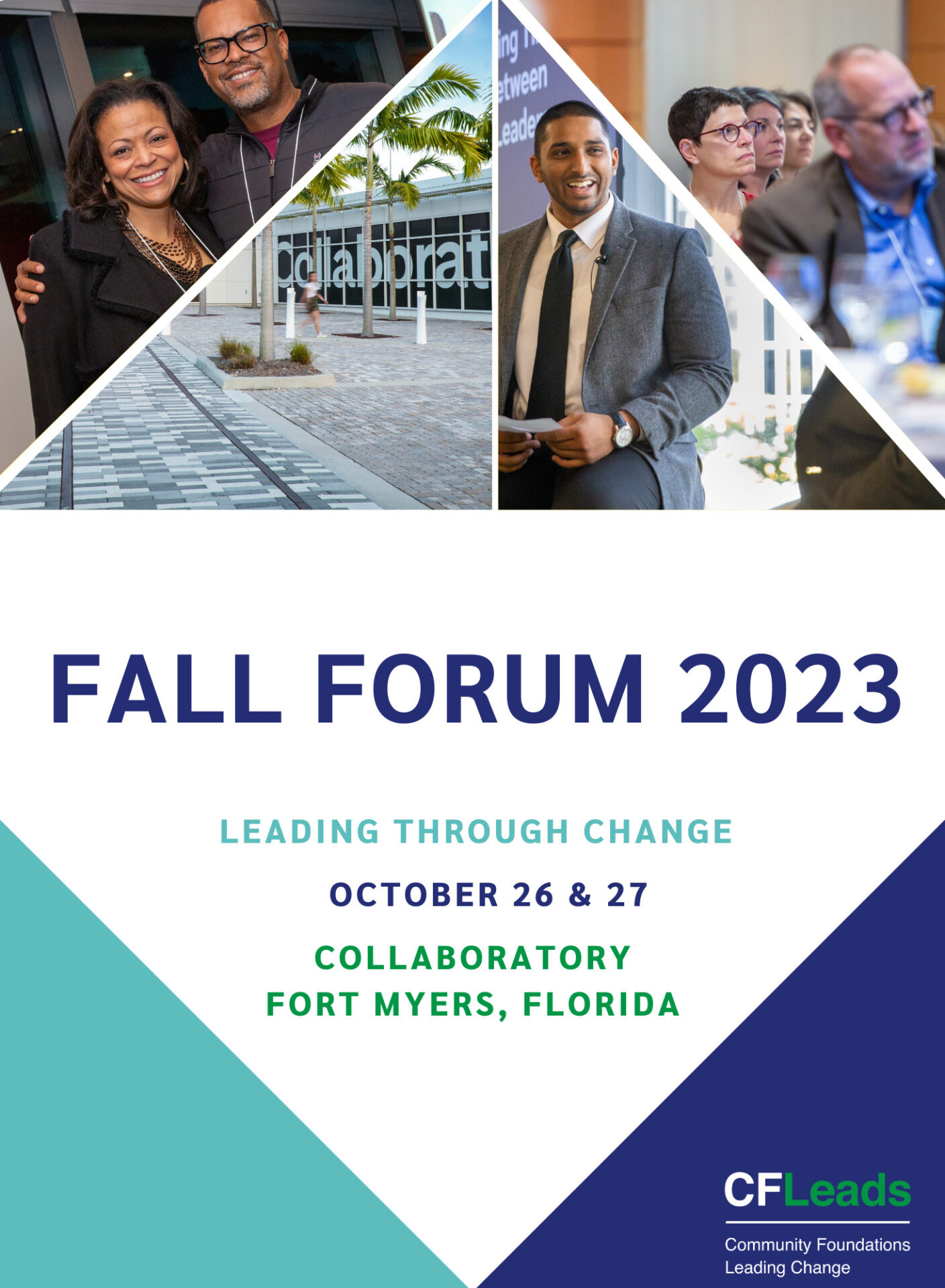 Poster with details about Fall Forum.